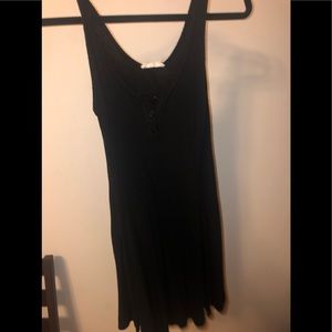 Lush black tank dress
